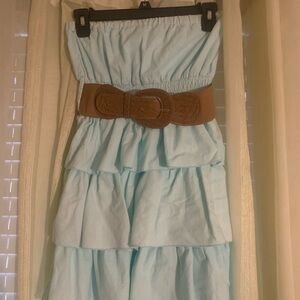 Have Light Blue Garment